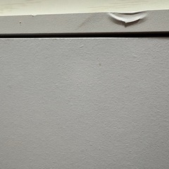 カラーボックス　棚　ホワイト　扉付き 2個セットの画像