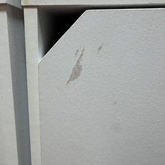 カラーボックス　棚　ホワイト　扉付き 2個セットの画像