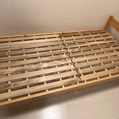 無印良品　シングルベッドフレームの画像