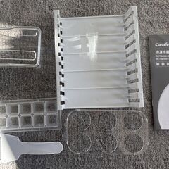 comfee’ コンフィ ノンフロン冷凍冷蔵庫 RCT90WH/E 2024年製 取扱説明書あり 通電・動作確認済 2ドア 90Lの画像