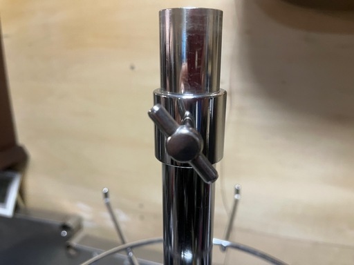 ともえ 4段 回転式 小物掛け 什器 ディスプレイ 全高90cm キャスター付き スチール製 中古品 店舗什器 友屋 ④