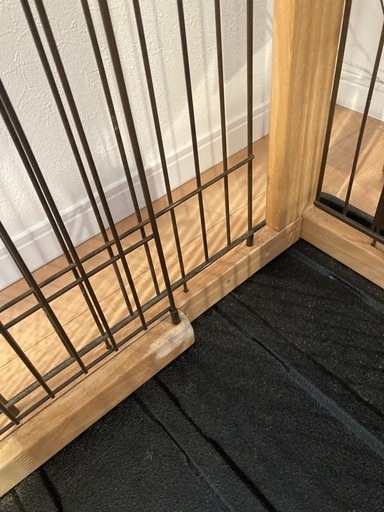 リッチェル　木製スライド　ペット　大型犬　犬　サークル 　ケージ　ワイド ナチュラル