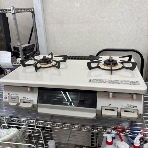 ☆ドリーム荒牧店☆ジモティー割引有☆【クリーニング済み】リンナイ/都市ガステーブル/KGK67BE/2022年製