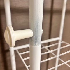 ハンガーラック　大容量　棚付きの画像