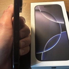 iPhone 16pro 128GB SIMフリー　ブラックチタニウムの画像