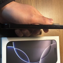 iPhone 16pro 128GB SIMフリー　ブラックチタニウムの画像