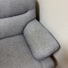 【売約済！】2人掛けソファ グレーの画像