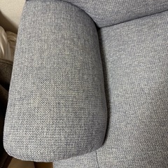 【売約済！】2人掛けソファ グレーの画像