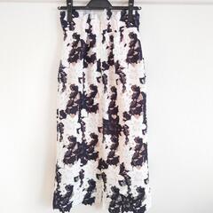 【スナイデル】定価1万8千超 レースタイトスカート　白✖️黒　SNIDELの画像