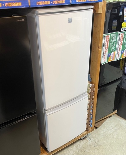 SHARP 167L 冷凍冷蔵庫 SJ-17E6-KW 2018年製 SHARP 167L2ドア冷蔵庫SJ-17E6-KW 2018年製 中古 (リサイクルマート安