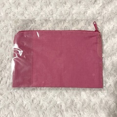 【新品未開封】 HE・ERA ポーチ 綿100% ピンクの画像