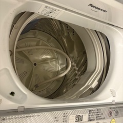 【受け渡し予定者決定】3月10日までに引取可能な方！（早めだとありがたいです）パナソニック5.0kg洗濯機（動作確認済）の画像