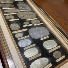 値下げ！小判 大判 古銭 レプリカ 24KGP　ガラス付きの画像