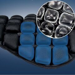 バイク用シートクッション★エアークッション★ブルーの画像