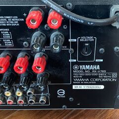 【Fostexサブウーファー付／直接引取】3.1chホームシアターセット（Yamaha RX-V765）の画像