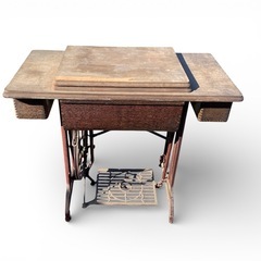 アンティークミシン JANOME 台・説明書付 ヴィンテージ ミシン ma141 足踏みミシン アンティーク 昭和レトロ 当時物 レトロの画像