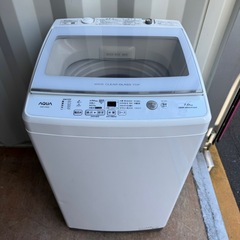 66⭐️2022年製★アクア　洗濯機 インバーター　7KG 一人暮らしの画像