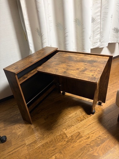 ぼん家具 折りたたみ式テーブル おしゃれ インテリア デスク デスク　折りたたみ　しまうデスク