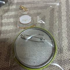 ちいかわ くりまんじゅう 缶バッジ チャームの画像