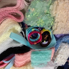 リボン 大量 ハンドメイドの画像