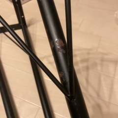 【お取引中】DIY　アイアンレッグ  テーブル脚　４本　塗装ハゲなし　ややサビ箇所あり　の画像