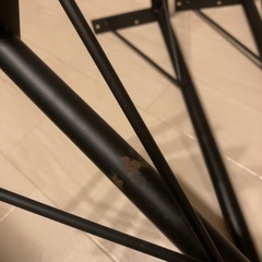 【お取引中】DIY　アイアンレッグ  テーブル脚　４本　塗装ハゲなし　ややサビ箇所あり　の画像