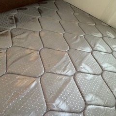(2/5まで)美品/ポケットコイル厚さ20cmダブルマットレス/グレーの画像