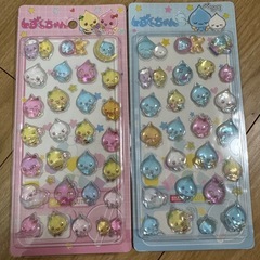あわわちゃん、しずくちゃん3D立体シールボンボンドロップシールの画像