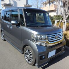 Ｎ-ＢＯＸ カスタム Ｇターボパッケージ JF1 無限サス フジツボマフラー Ｆスポ 修復無し 禁煙 両側パワスラ 検付 機関良好の画像