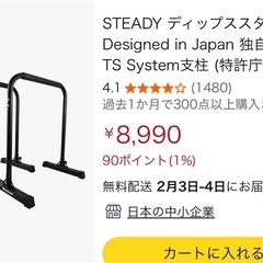 STEADY ディップススタンドの画像