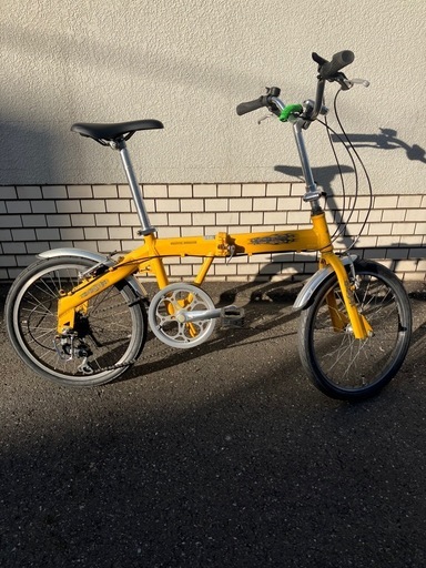 カリブーライト　お値段下げました。12000→10000円に。　
フレーム塗装焼け有り　受け取り場所、十条駅、東十条駅　20インチ折り