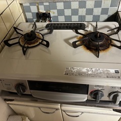 【2/15限定取引】ガスコンロ 魚焼きグリル付き Rinnai ...