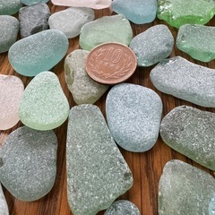 天然シーグラス（青森の海岸で拾い集めたものです）の画像