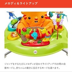 ジャンパルー2 フィッシャープライス レインフォレスト ベビートイの画像