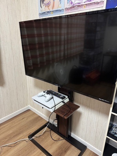 決定‼︎　テレビ　　壁寄せスタンドセット
