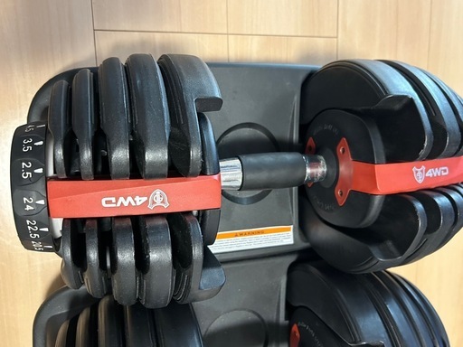 可変式ダンベル24kg  トレーニングベンチ　セット