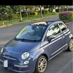 宮城個人整備歴有H23年フィアット500C限定車1.2 by DIESEL車検R8/4調子良好の画像