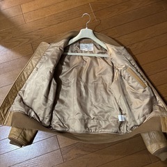 AVIREX/MA-1 フライトレザージャケット L サイズの画像