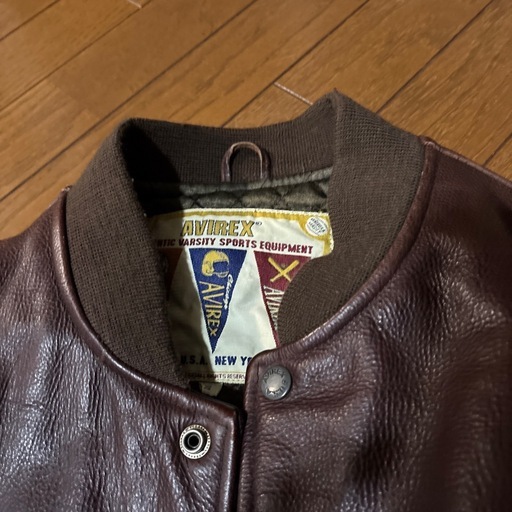 avirex varsity 5 革ジャン　ライダーズ