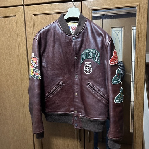 avirex varsity 5 革ジャン　ライダーズ