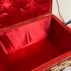 昭和レトロな裁縫箱　　ソーイングボックスの画像