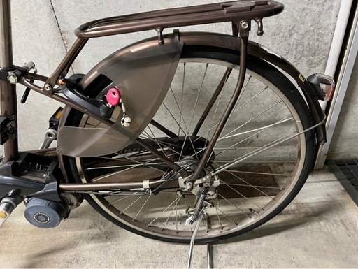 パナソニック電動自転車　茶色