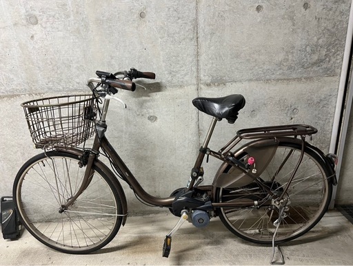パナソニック電動自転車　茶色