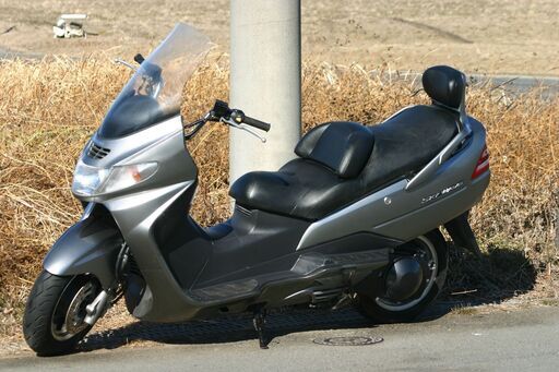 埼玉発716-1686Km】自賠責保険付 2000年 SUZUKIスカイウェイブ250 CJ42A 驚きの1000Km代
