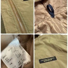 🌈makepono カーキ アウター 95cmの画像