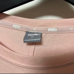 PUMA ロゴ　ロンT ピンク　Lサイズの画像