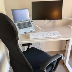 【2月10日迄】FlexiSpot EF1 電動昇降デスク ホワイトの画像