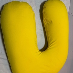 ヨギボーサポート　U字型クッション　イエローの画像
