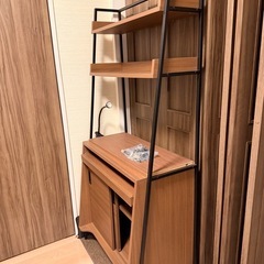 収納付きPCデスクの画像