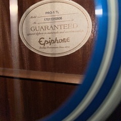 Epiphone エピフォン アコースティックギター ブルー の画像